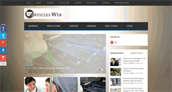 Desktop Screenshot of earticlesweb.com
